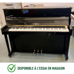 Piano Droit RAMEAU 118 Camargue Renner Noir brillant