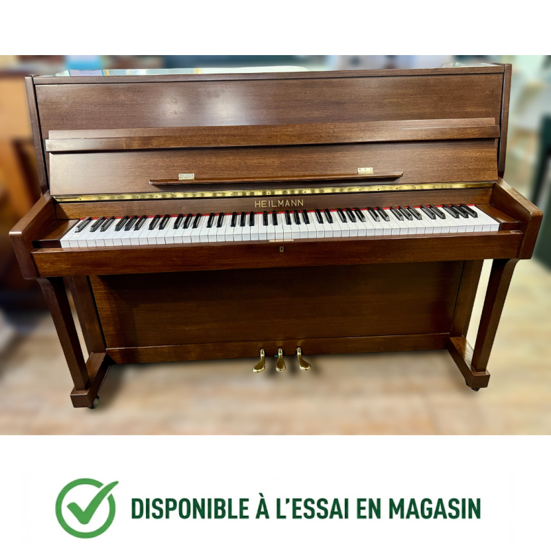 Heilmann UP108 Piano droit Finition Noyer Satiné