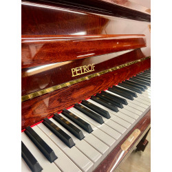 Petrof P118 Piano droit finition Acajou brillant