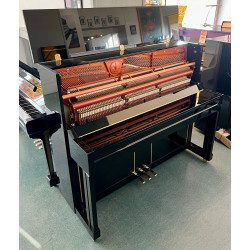 FEURICH F125 DESIGN PIANO DROIT NOIR BRILLANT OCCASION TRES RECENTE