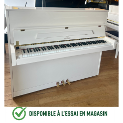 PETROF P118 S1 Blanc Brillant Piano droit 118 cm
