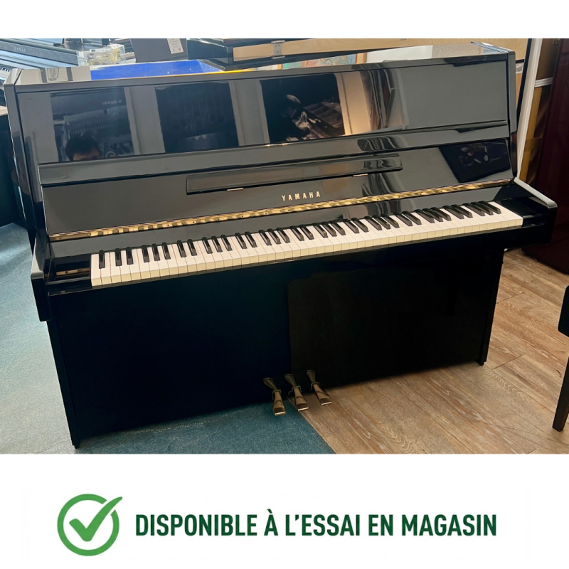 Piano Droit YAMAHA LU201 114cm Noir brillant