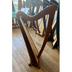 Harpe Occasion CAMAC, modèle TELENN 34 cordes Finition Merisier