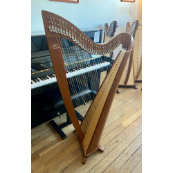 Harpe Occasion CAMAC, modèle TELENN 34 cordes Finition Merisier
