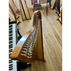 Harpe Occasion CAMAC, modèle TELENN 34 cordes Finition Merisier