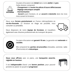 YOUNG-CHANG U-107 Piano droit Blanc brillant