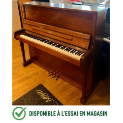 Piano droit ED SEILER 130 cm finition Noyer Satiné