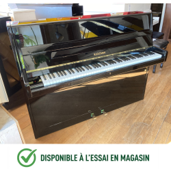 W.HOFFMANN 114 Noir Brillant Piano Droit  Made in Langla&uuml;