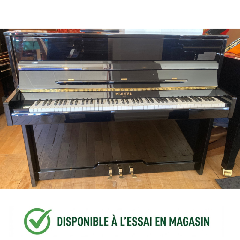 Piano Droit PLEYEL Esprit 115 Noir brillant