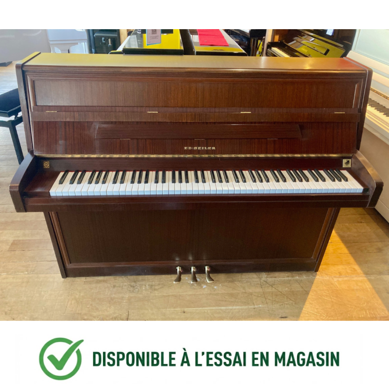 ED SEILER M112 Finition Noyer Satiné Piano droit d'occasion