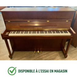 JULIUS DRAYER JD-115 Piano Droit Finition Noyer Satin&eacute; 115 cm