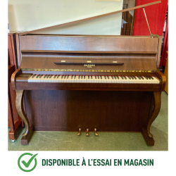 RAMEAU Beaugency Piano droit fran&ccedil;ais finition noyer satin&eacute;