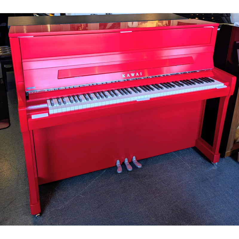 KAWAI K200 Rouge Mat Chrome Piano droit 114 cm