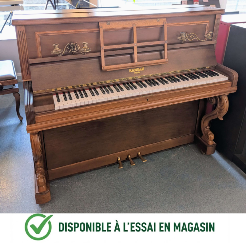 RAMEAU Romantica Piano droit Noyer Satiné
