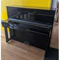 PLEYEL P124 ADSilent Piano droit Noir Brillant