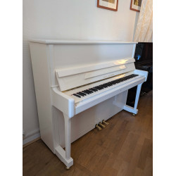 WILH.STEINBERG P118 PIANO DROIT d'occasion finition Blanc Brillant/Laiton