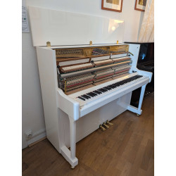 WILH.STEINBERG P118 PIANO DROIT d'occasion finition Blanc Brillant/Laiton