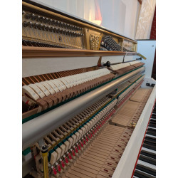 WILH.STEINBERG P118 PIANO DROIT d'occasion finition Blanc Brillant/Laiton