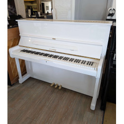 Piano droit Hyundai By Samick U-838N 121cm Blanc brillant