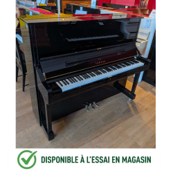 YAMAHA U3S OCCASION RECENTE NOIR BRILLANT