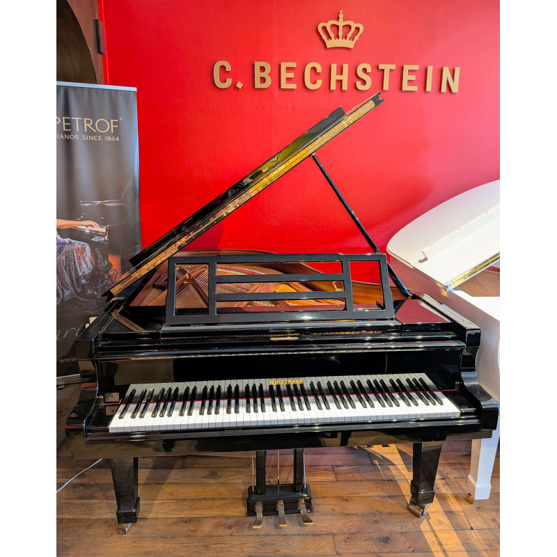 PIANO A QUEUE HOFFMANN 197 LANGLAU NOIR BRILLANT
