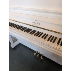 GEORGE STECK US-26T Piano Droit finition Blanc Brillant
