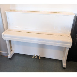 GEORGE STECK US-26T Piano Droit finition Blanc Brillant