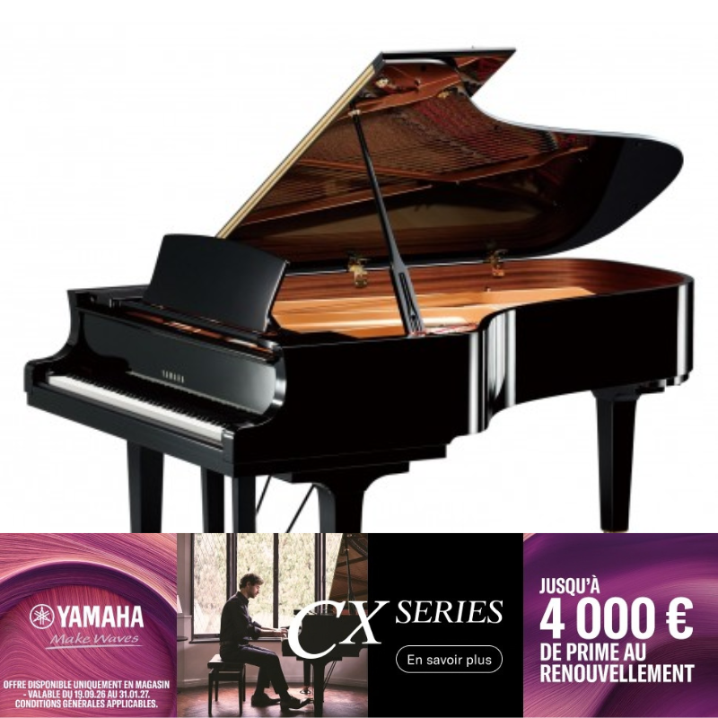 PIANO A QUEUE YAMAHA C7X 2m27 Noir Brillant “offres promotionnelles en magasin ou au 04 72 41 92 24”