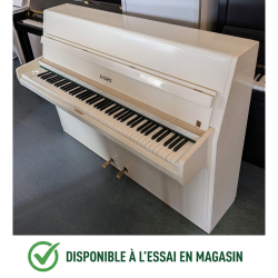 EUTERPE 104cm Piano droit finition Blanc Mat