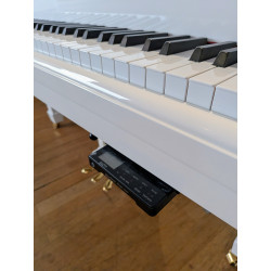 WILH.STEINBERG P 152 avec système silencieux PIANO A QUEUE Blanc brillant d'occasion