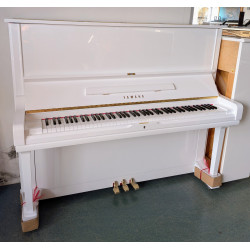 YAMAHA U3 131cm Piano Droit Blanc brillant