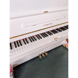 YAMAHA U3 131cm Piano Droit Blanc brillant
