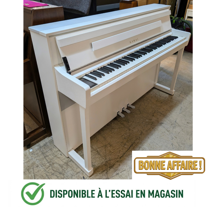 PIANO NUMERIQUE KAWAI CA-901 finition Blanc Mat - Modèle d'occasion - Très peu utilisé, parfait état
