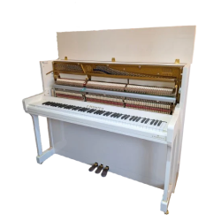 C. BECHSTEIN R118 Blanc Brillant PIANO DROIT