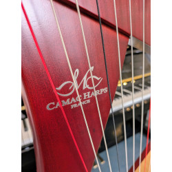 Harpe celtique Camac Hermine 34 cordes Acajou