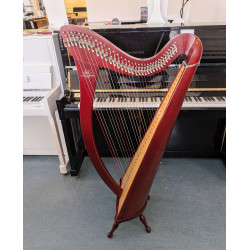 Harpe celtique Camac Hermine 34 cordes Acajou