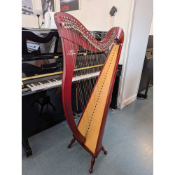 Harpe celtique Camac Hermine 34 cordes Acajou