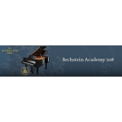 PIANO A QUEUE BECHSTEIN ACADEMY A-208 NOIR BRILLANT