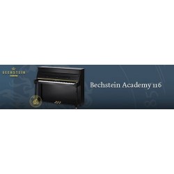 PIANO DROIT BECHSTEIN ACADEMY A116 Noir Brillant