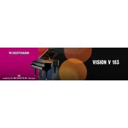 PIANO A QUEUE W. Hoffmann Vision V 183 Noir Brillant