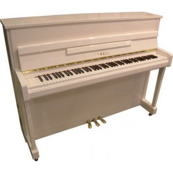 PIANO DROIT YAMAHA b2 113cm Blanc brillant PRIX NOUS CONSULTER