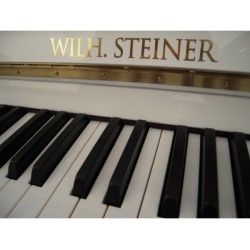 PIANO DROIT WILH.STEINER 111 Elegance blanc Brillant