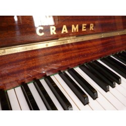 Piano Droit CRAMER acajou brillant