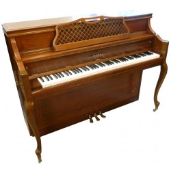 Piano Droit KAWAI 801F 114cm Noyer américain satiné