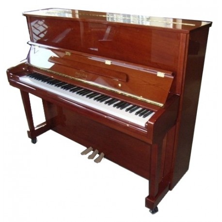 PIANO DROIT GEORGE STECK US-22T Cerisier Brillant.