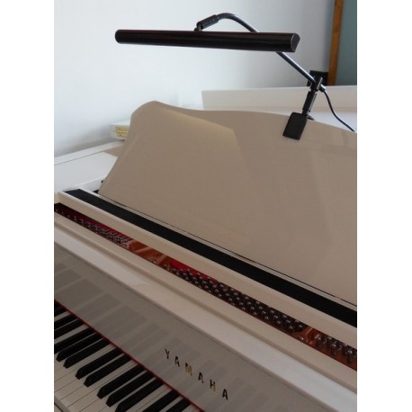 Lampe pupitre de piano à pile couleur grise.