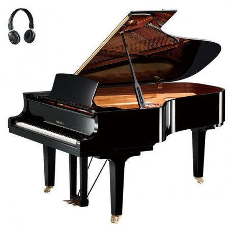 PIANO A QUEUE YAMAHA C6X SILENT 2m12 Noir Brillant 