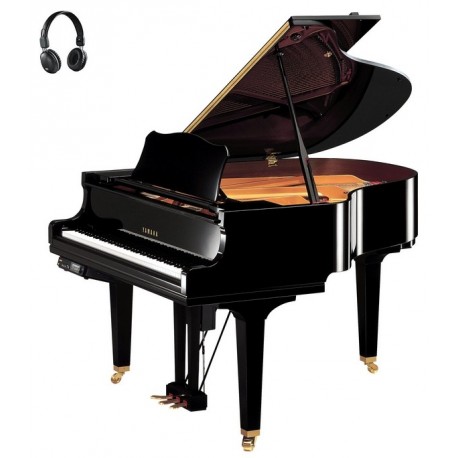 PIANO A QUEUE YAMAHA DISKLAVIER/SILENT DGC1E3 161cm Noir Poli
