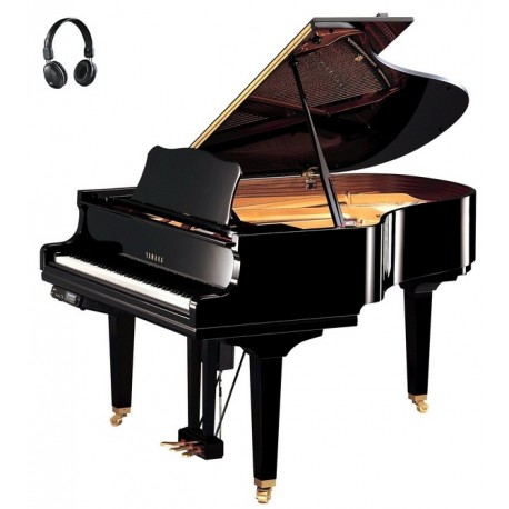 PIANO A QUEUE YAMAHA DISKLAVIER/SILENT DGC2E3 173cm Noir Poli