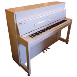 PIANO DROIT BOHEMIA Rhapsodie R 114 Blanc Poli